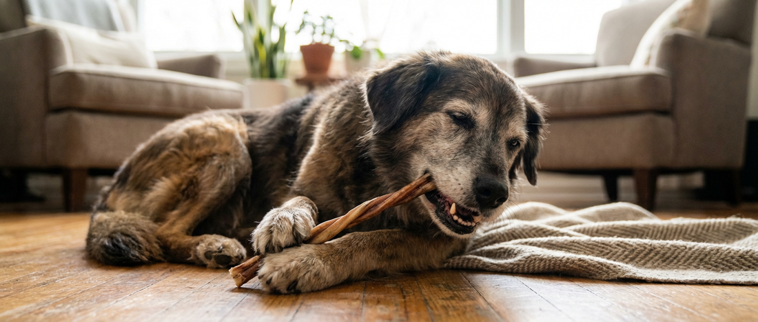How Bully Sticks Support Senior Dogs